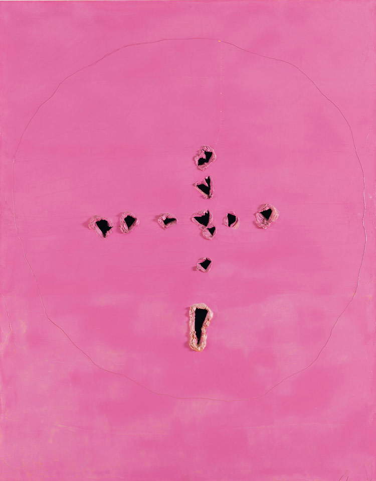 Lucio Fontana, Räumliches Konzept. Die Quanten