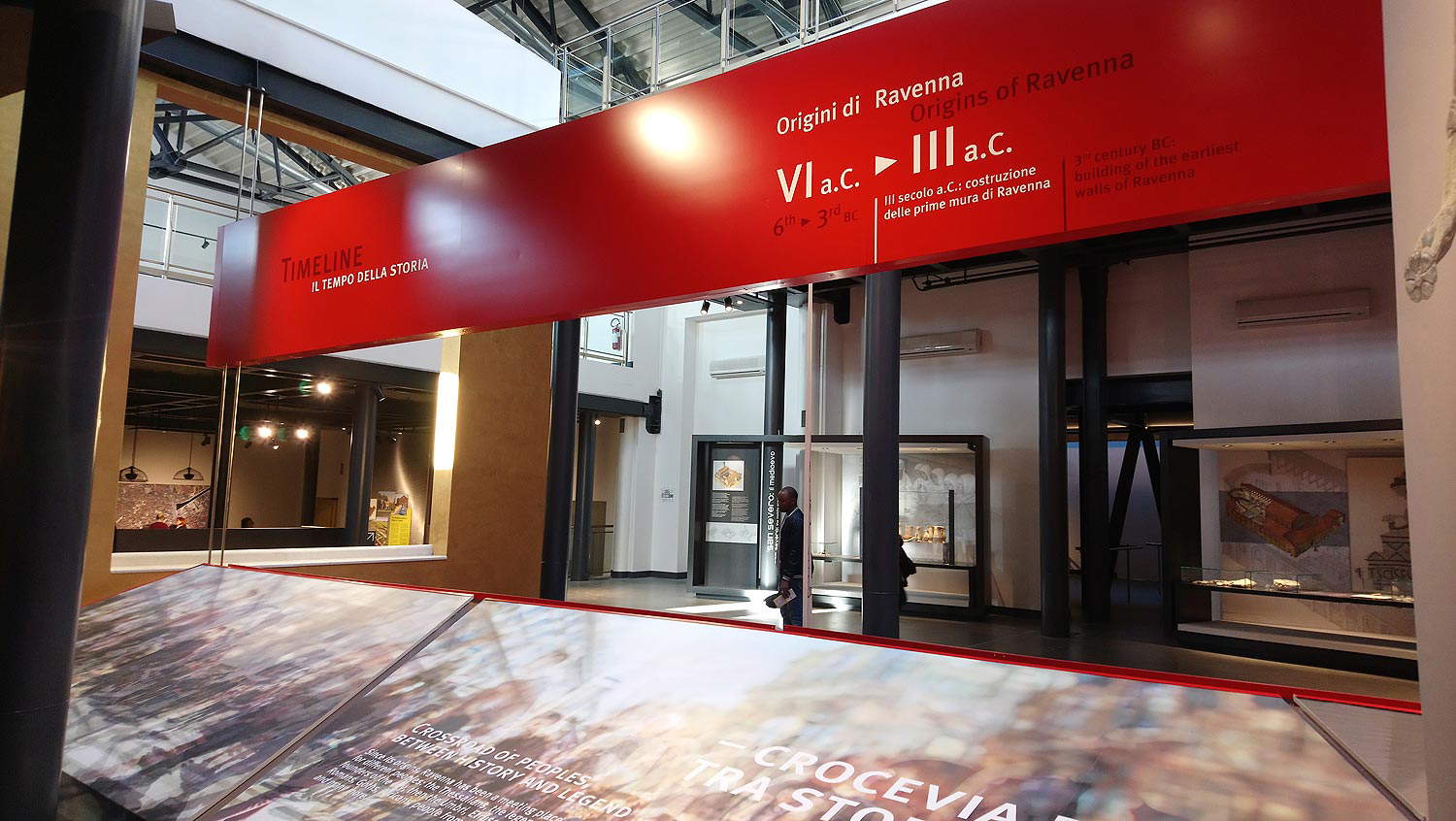 Una sala del museo Classis
